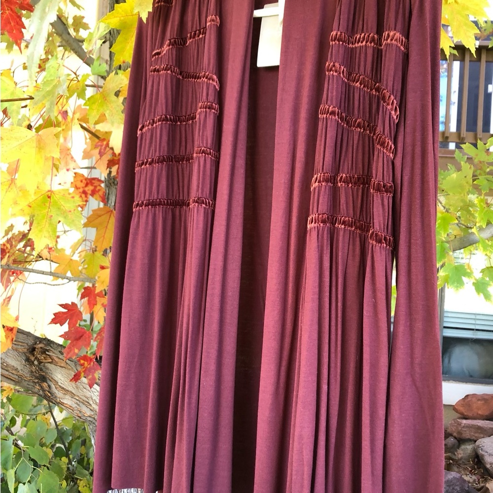 Anthropologie, Bailey label, size, Small, Autumn Wine Easy Cardigan